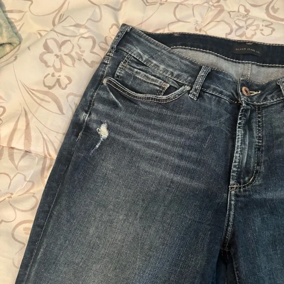 Silver Jeans Co. Avery Skinny Crop Jeans - Picture 13 of 15